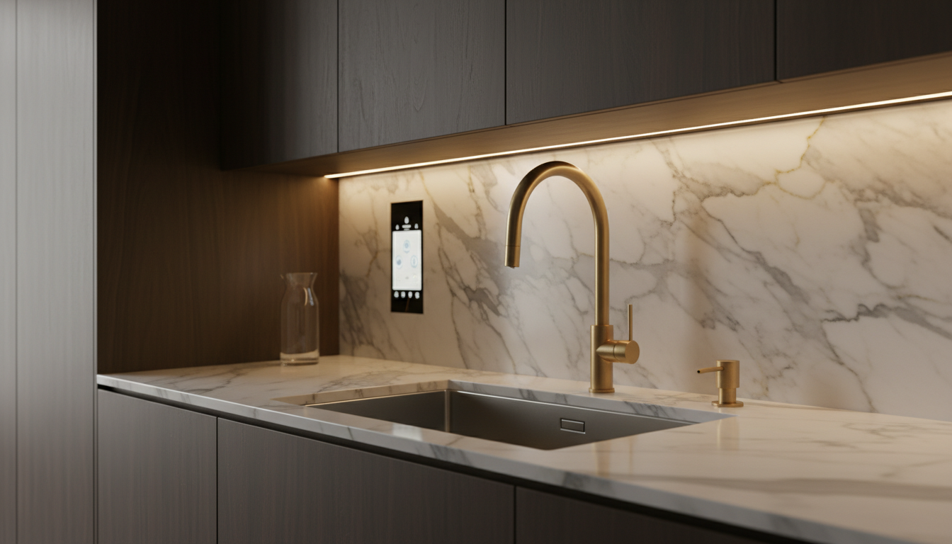 Kitchen Remodeling - Modern kitchen with custom cabinetry and premium countertops